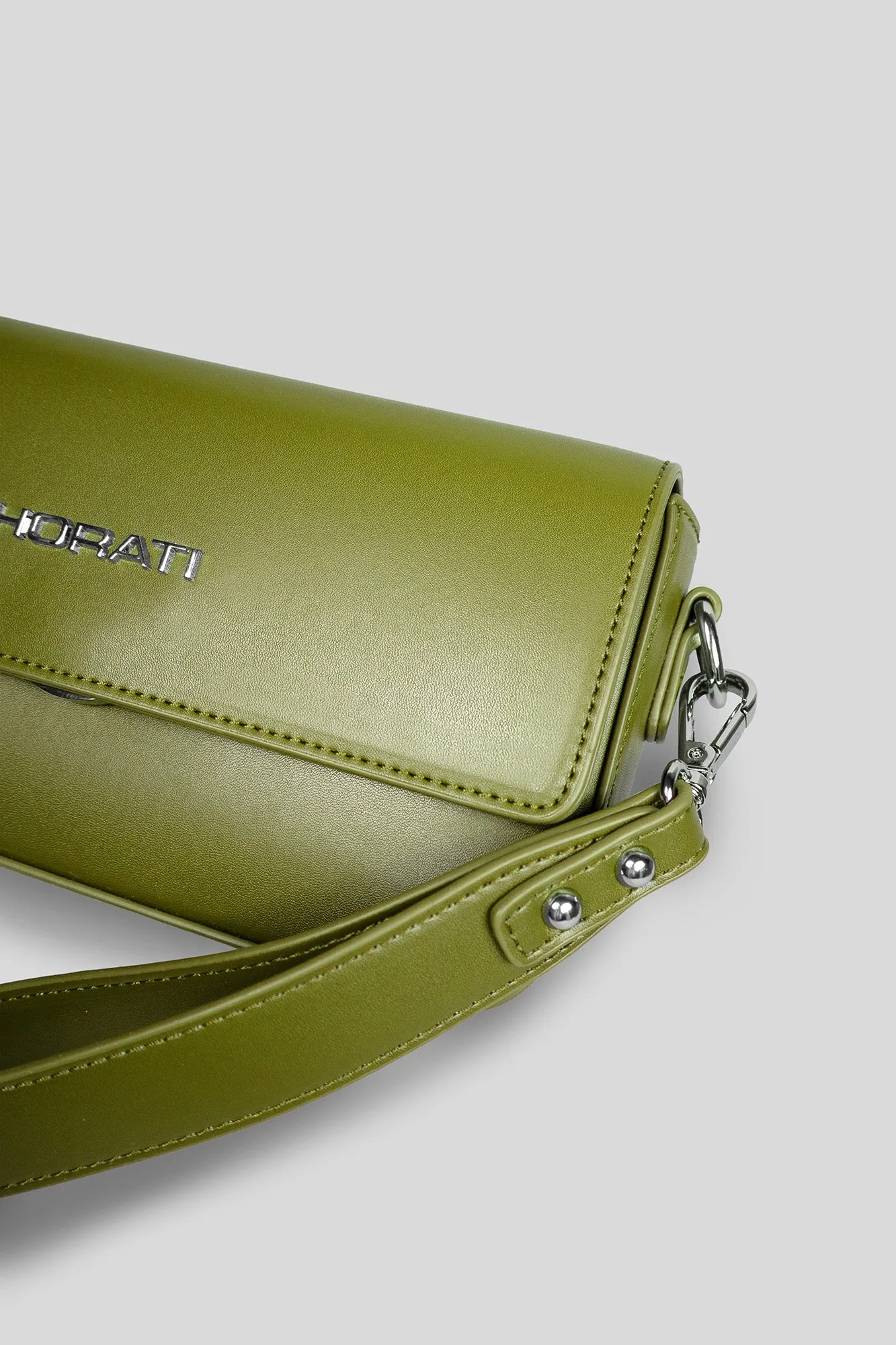 Vegan Leather Bag — Olive