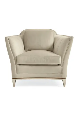 Velvet Modern Lounge Chair | Caracole Bend The Rules