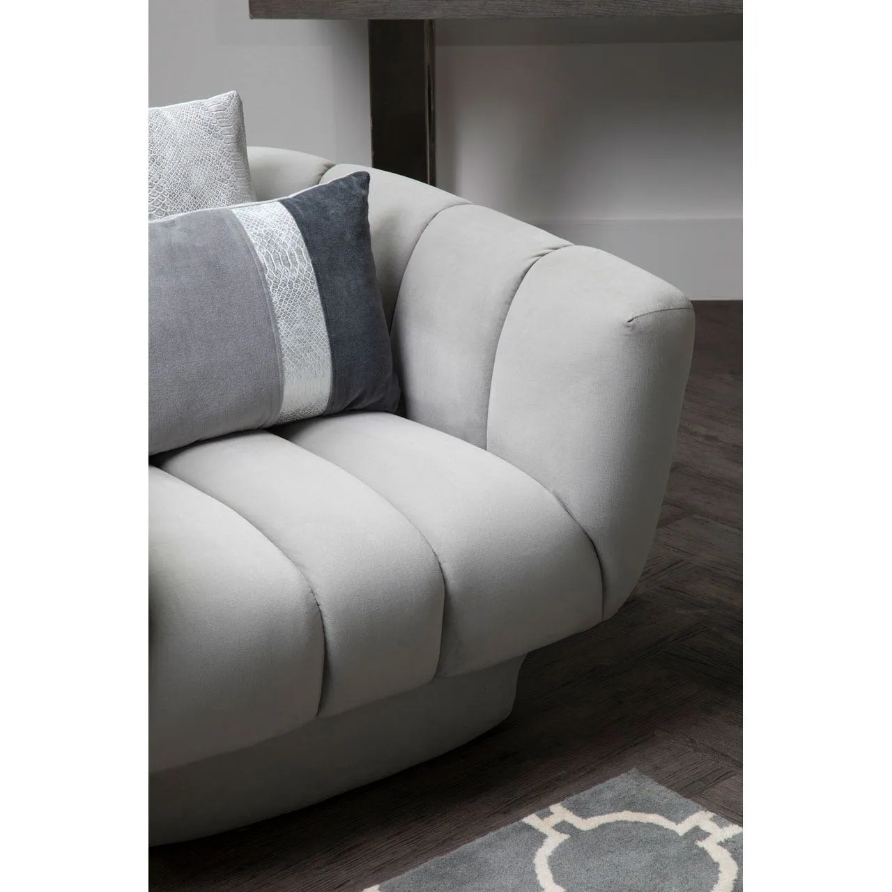 Velvet Upholstered Ultra Modern Chair
