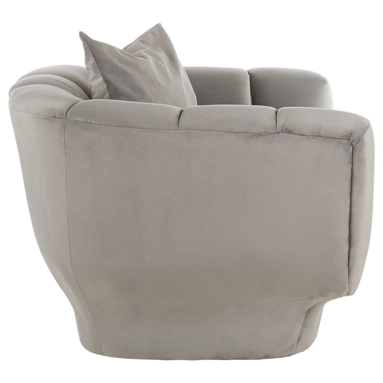 Velvet Upholstered Ultra Modern Chair