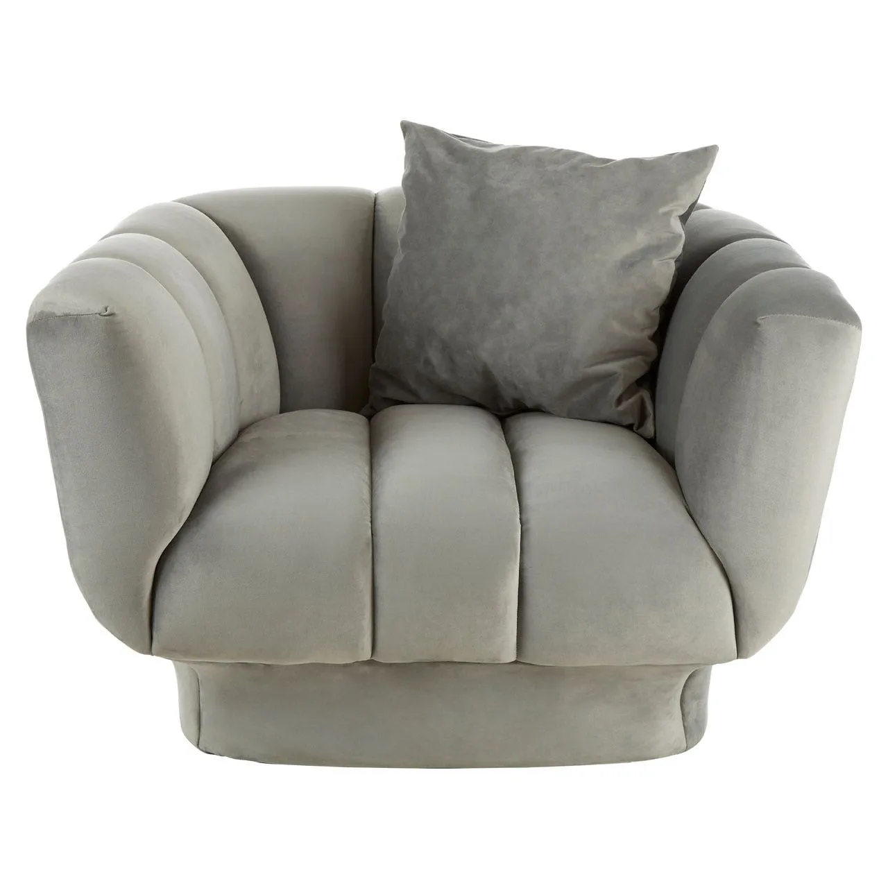 Velvet Upholstered Ultra Modern Chair
