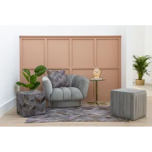 Velvet Upholstered Ultra Modern Chair