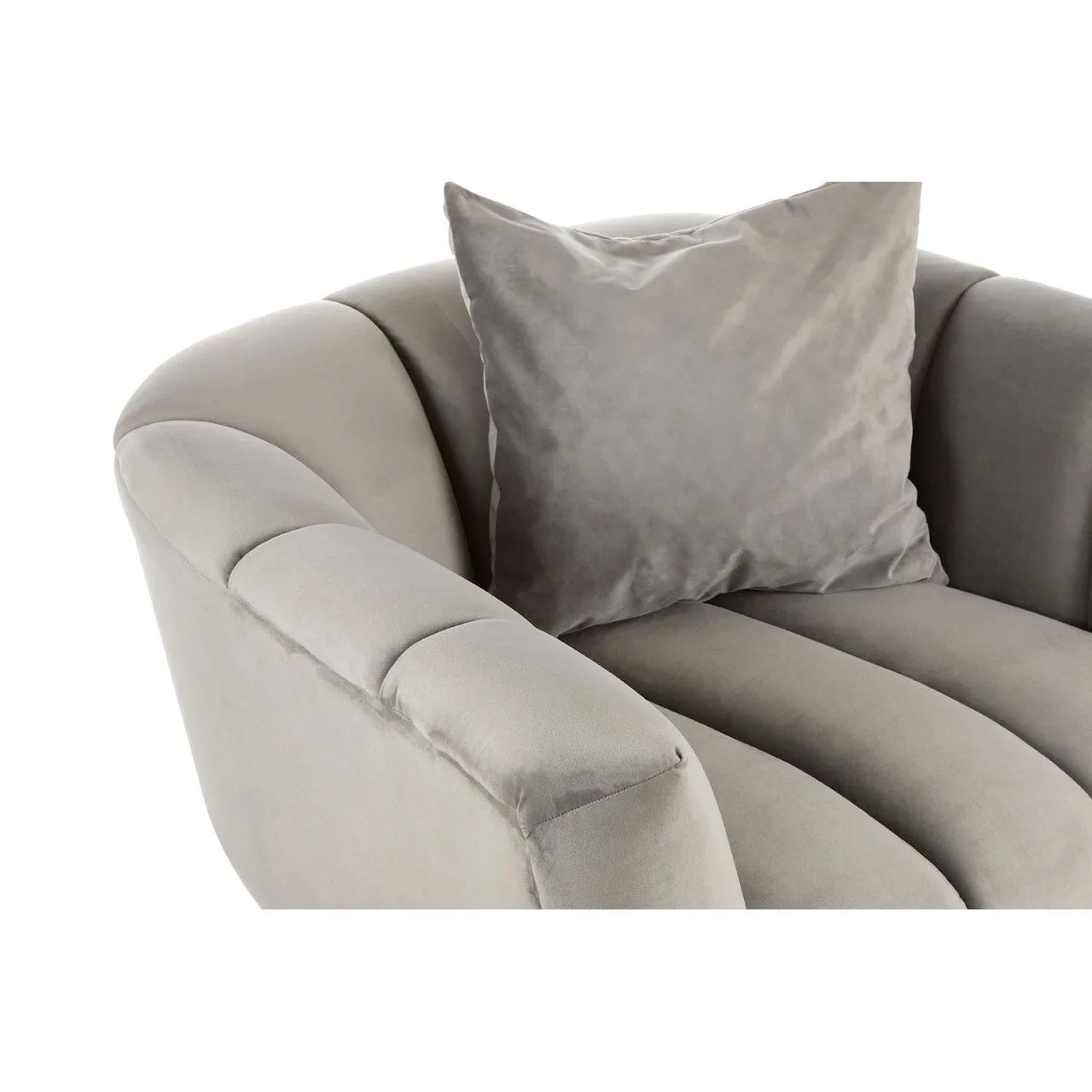 Velvet Upholstered Ultra Modern Chair