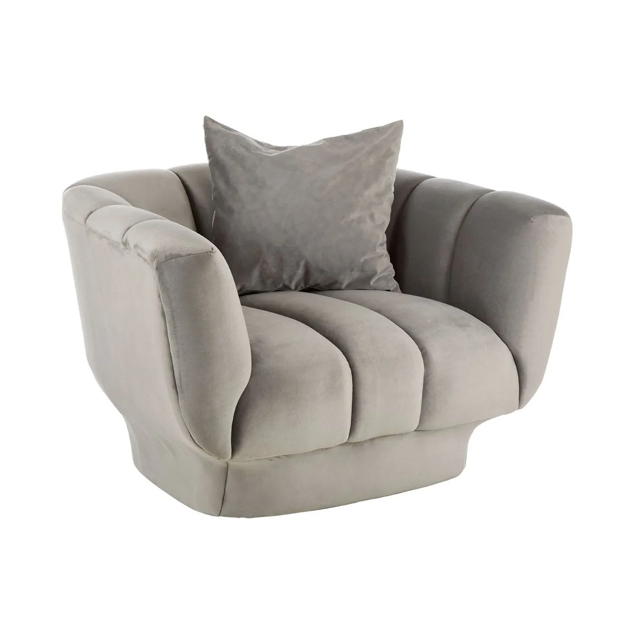 Velvet Upholstered Ultra Modern Chair