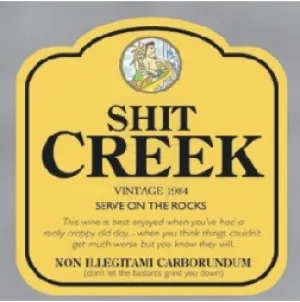 Wine Labels - Shit Creek