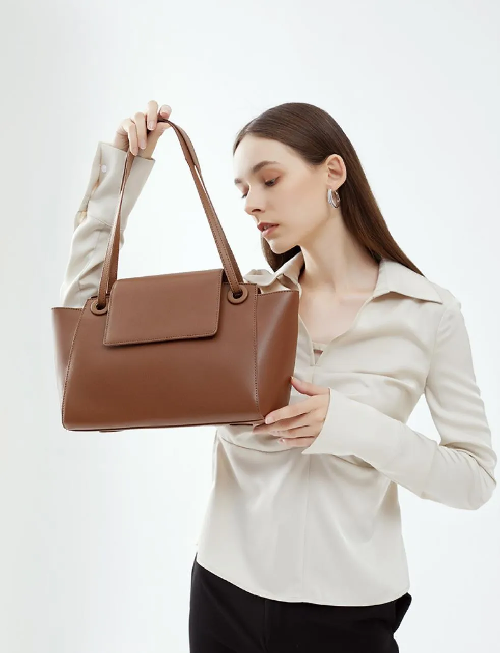 Women Leather Shoulder bag Tote Bag Everyday Use Handbag Fashion Shoulder Bag, Birthday Gift for Her
