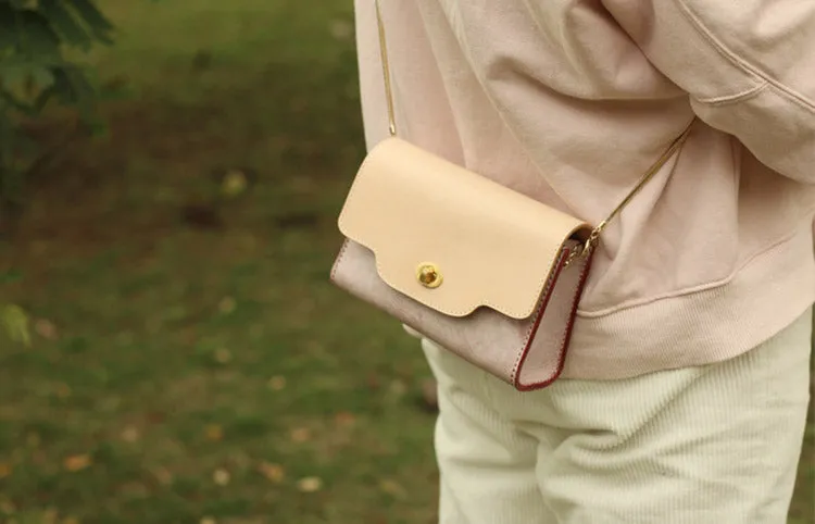 Womens Green Leather Chain Crossbody Purse Over The Shoulder Bags for Women